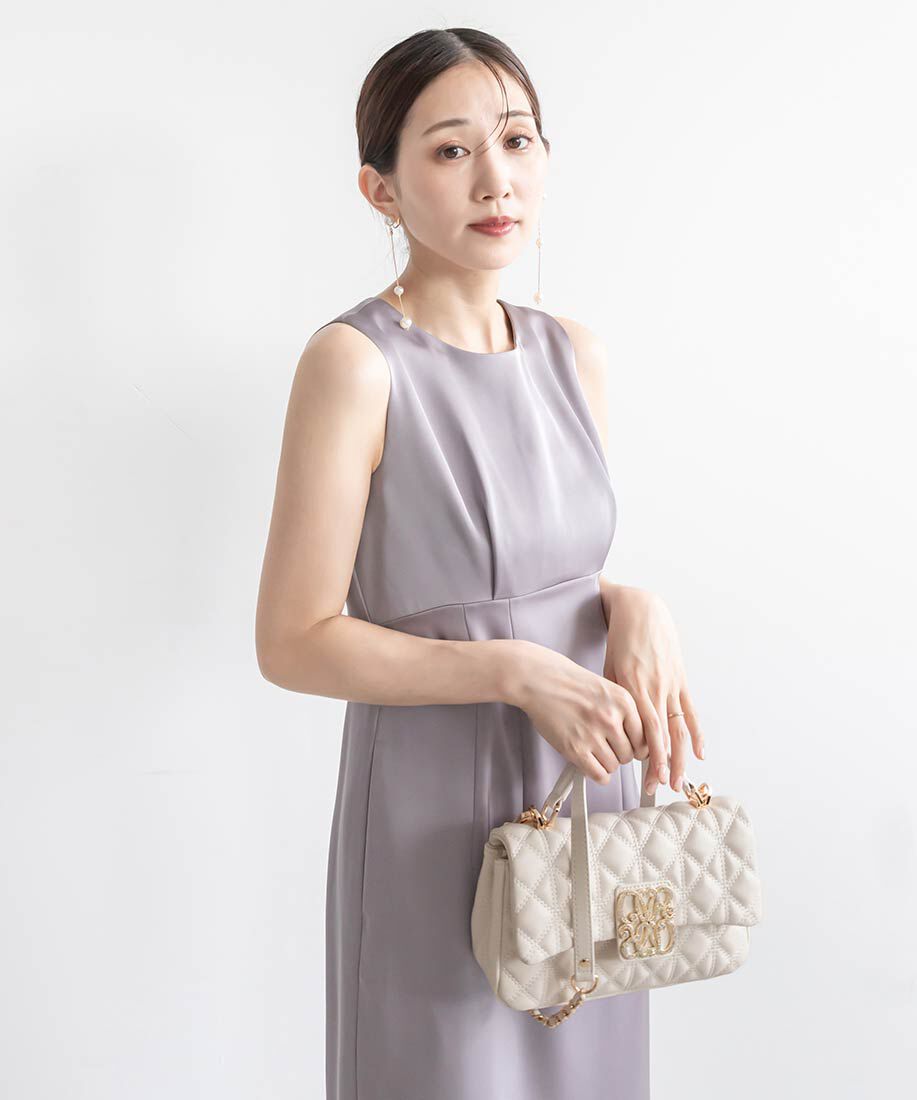  「2WAY モノグラムビジューキルティングバック」|ショルダー・メッセンジャー|