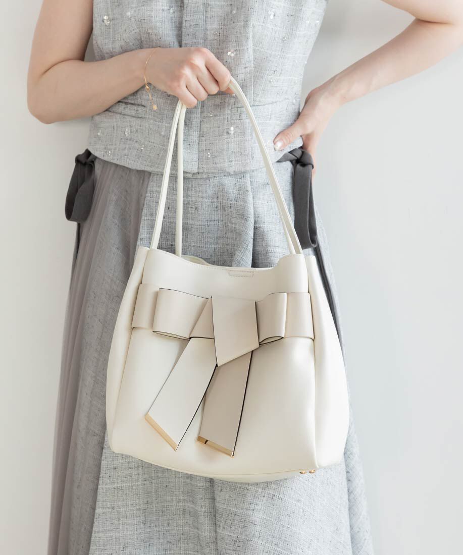  「【A4対応】リボントートバッグ」|トートバッグ|