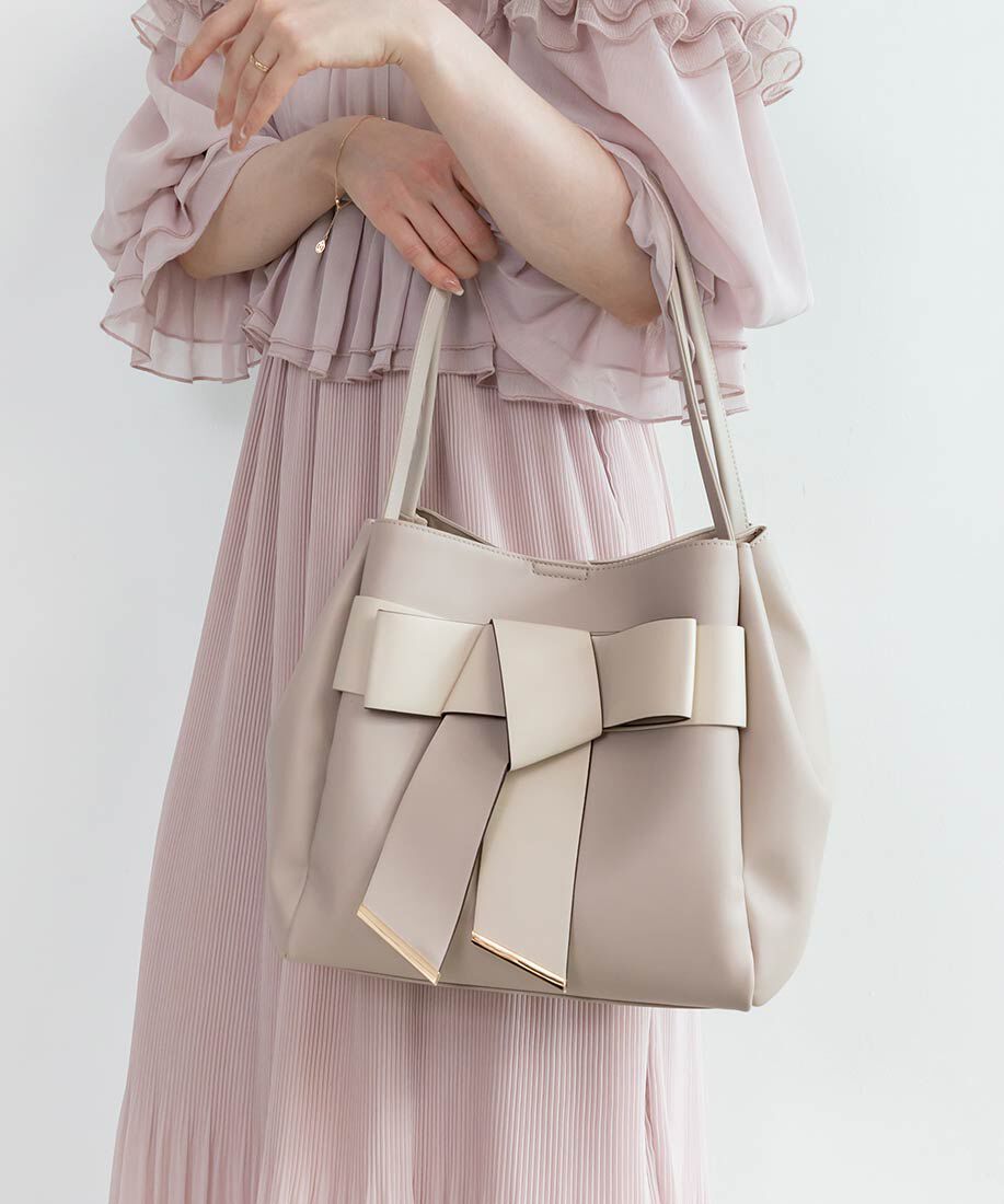  「【A4対応】リボントートバッグ」|トートバッグ|