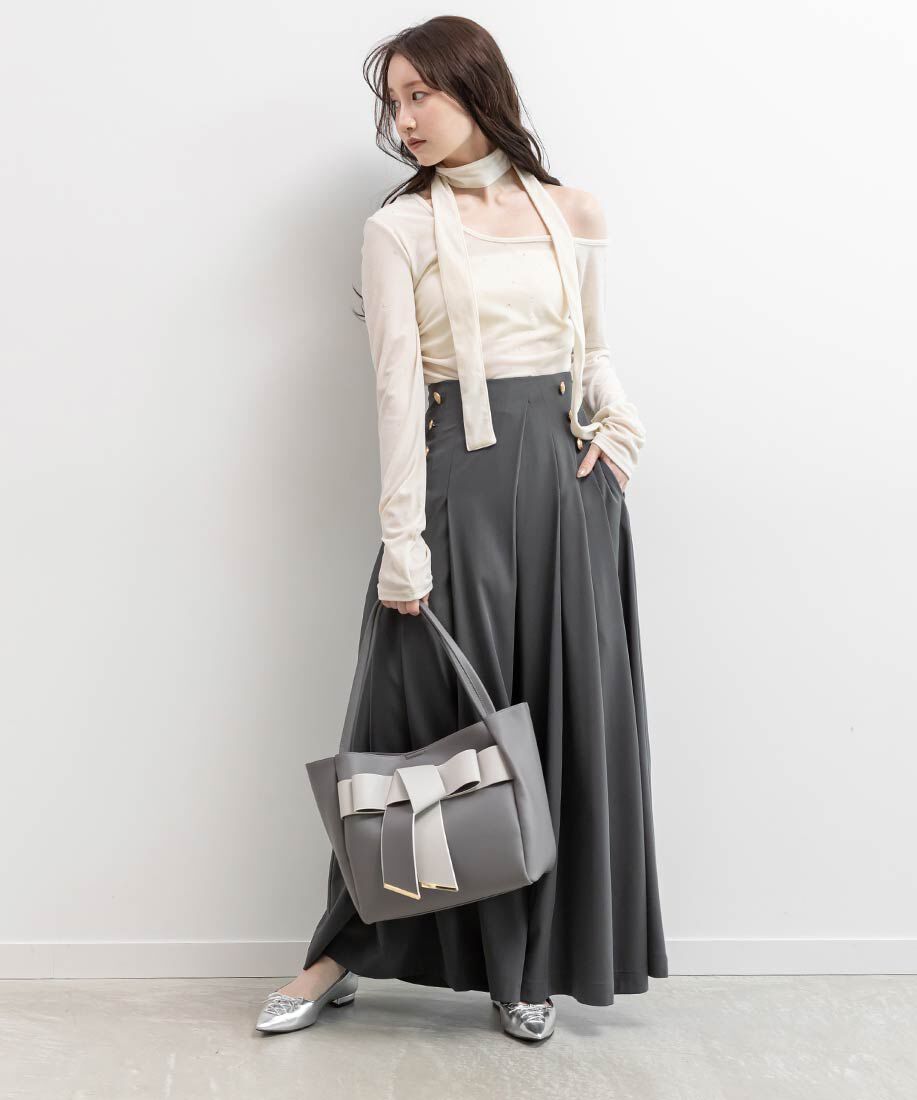  「【A4対応】リボントートバッグ」|トートバッグ|