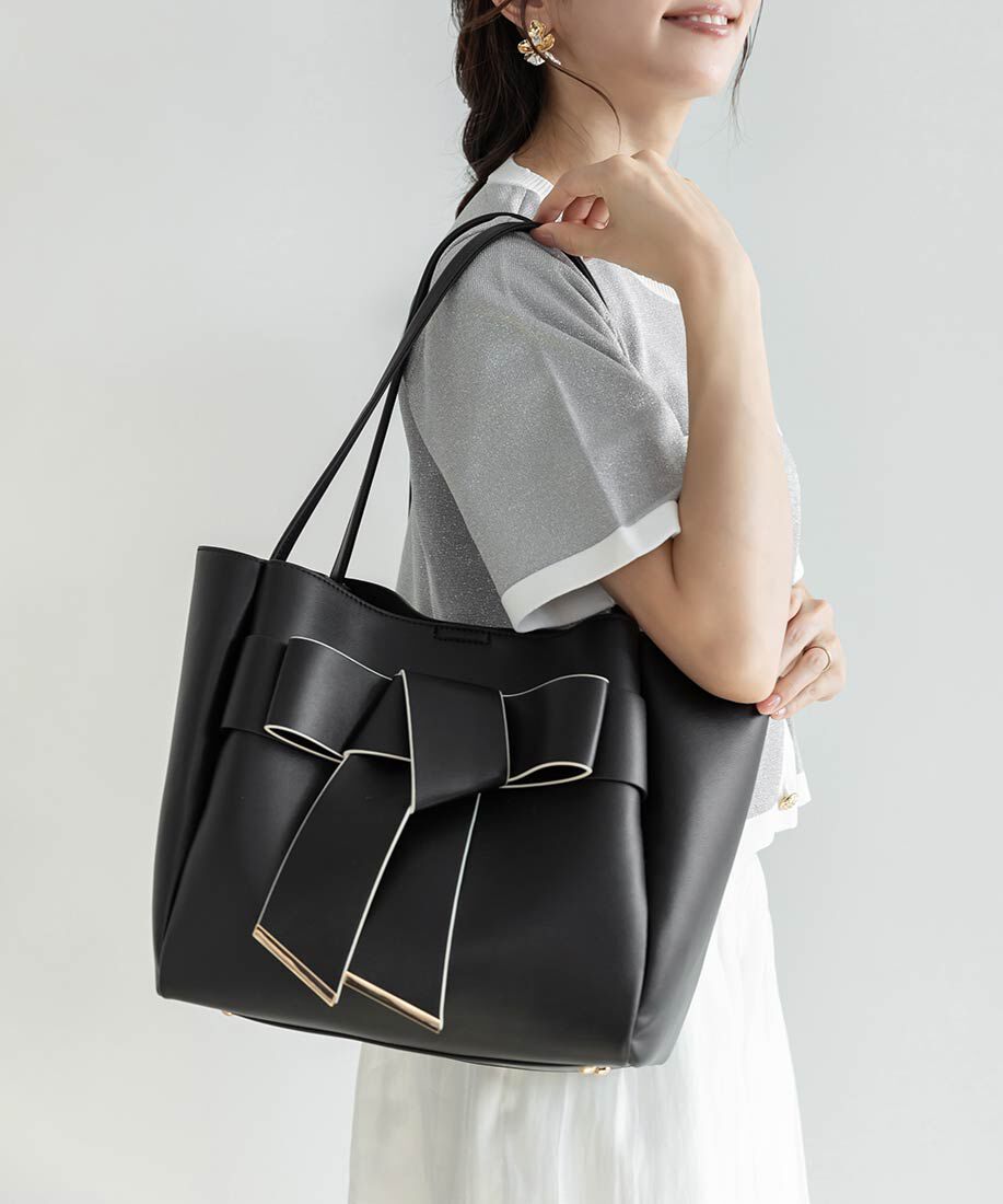  「【A4対応】リボントートバッグ」|トートバッグ|