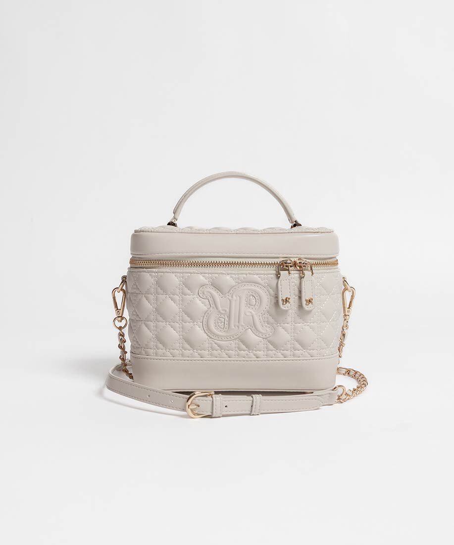  「2WAY モノグラムロゴキルティングバニティバッグ」|ハンドバッグ|