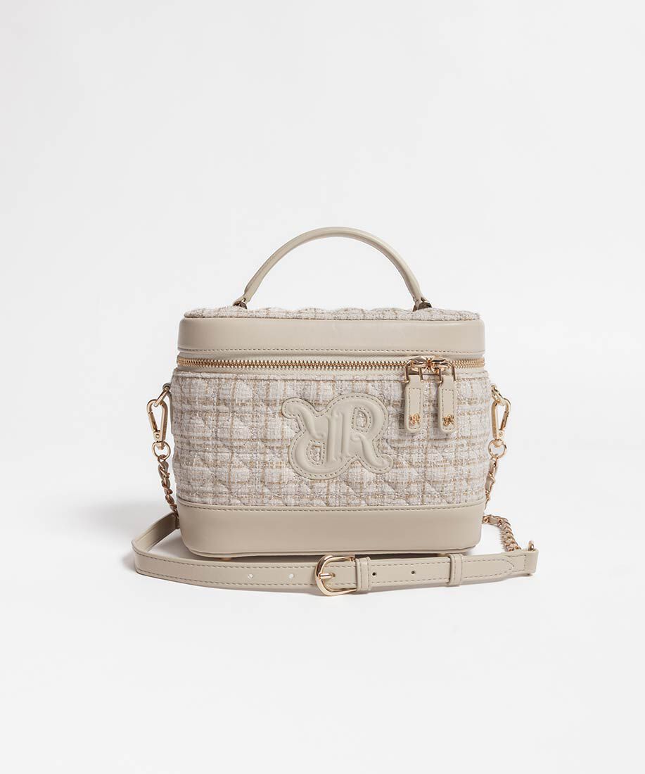  「2WAY モノグラムロゴキルティングバニティバッグ」|ハンドバッグ|