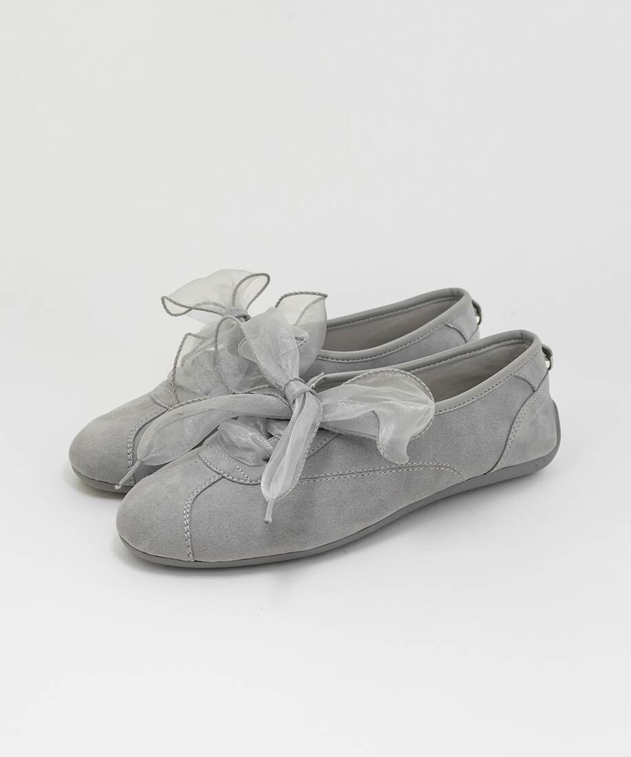  「2WAY オーガンジーリボンフラットスニーカー」|スニーカー|