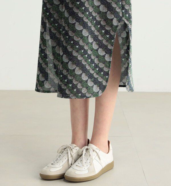 BACCA「スケールプリント ラメミディスカート」|スカート|