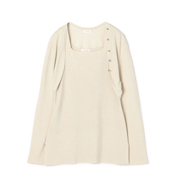 DES PRES「コンフォートレーヨンストレッチ ツインニット」|ニット・セーター|42 ライトベージュ系