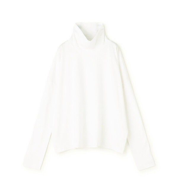 GALERIE VIE「コットンシルクジャージー タートルネックプルオーバー」|Tシャツ・カットソー|11 ホワイト