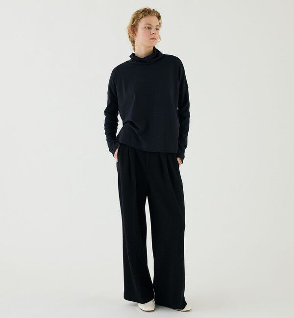 GALERIE VIE「コットンシルクジャージー タートルネックプルオーバー」|Tシャツ・カットソー|