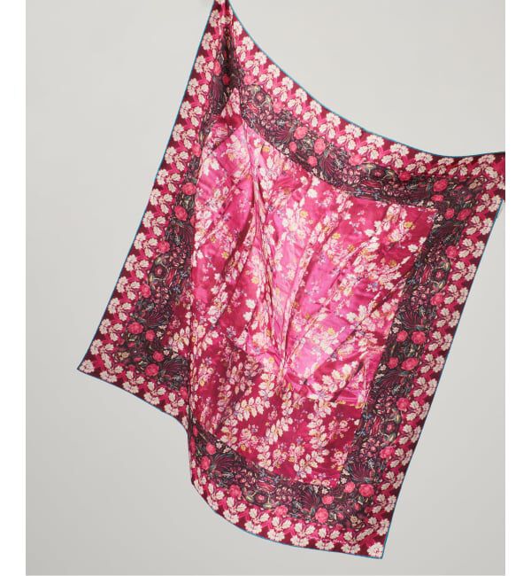 VERMEIL par iena「PIERRE LOUIS MASCIA ピエール ルイマーシャ Scarf 67x67cm 517531/101」|バンダナ・スカーフ|レッド