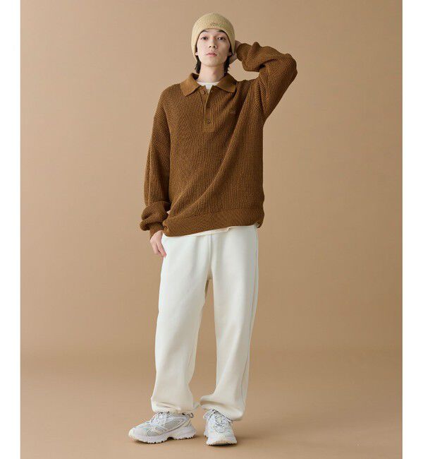 LACOSTE「ワッフルニットポロセーター」|ニット・セーター|