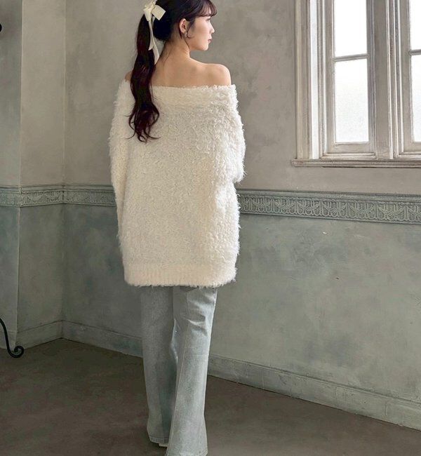  「メリーカールチュニックニット」|ニット・セーター|