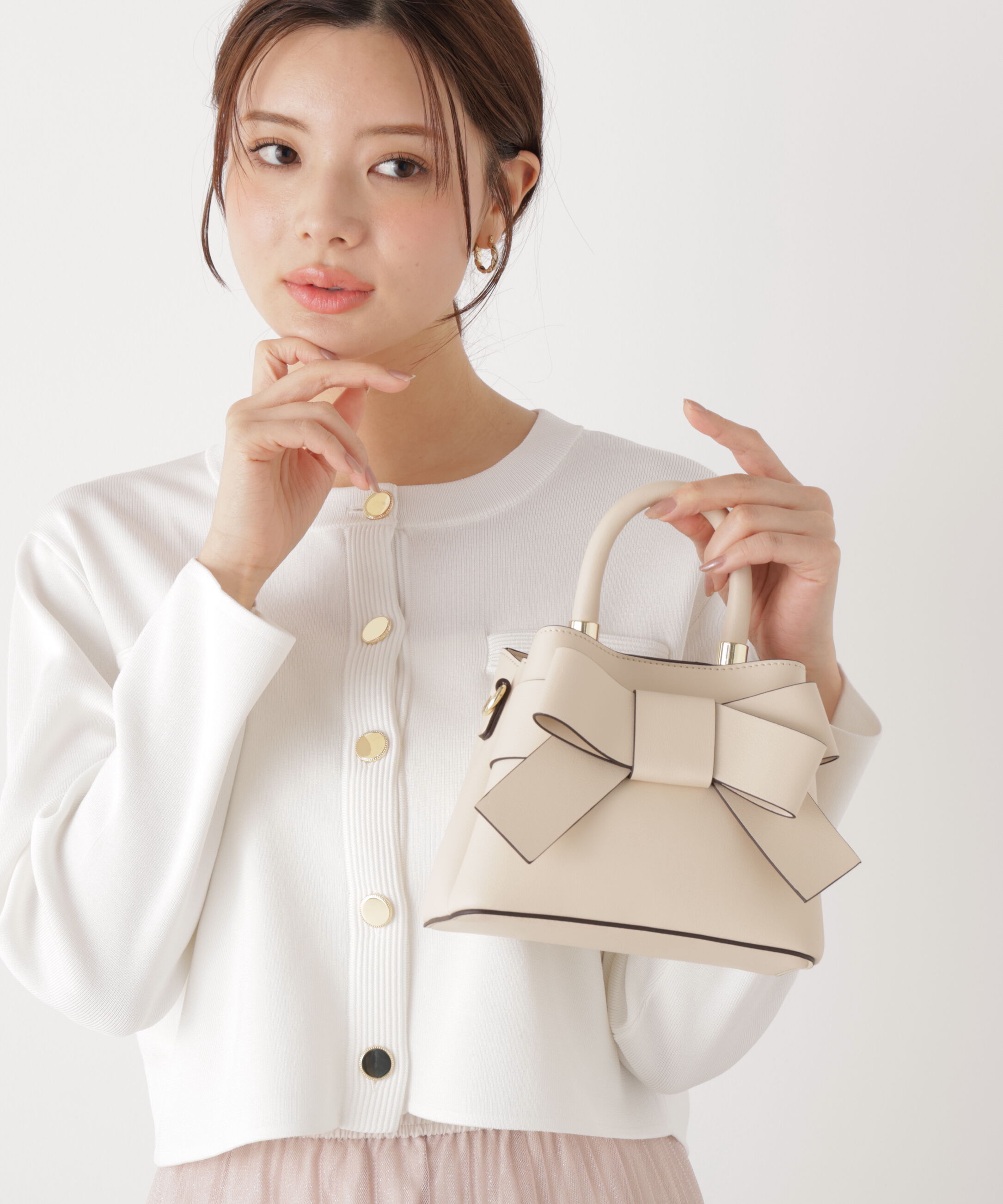 PROPORTION BODY DRESSING「フロントリボンバッグミニ　26SS」|その他|