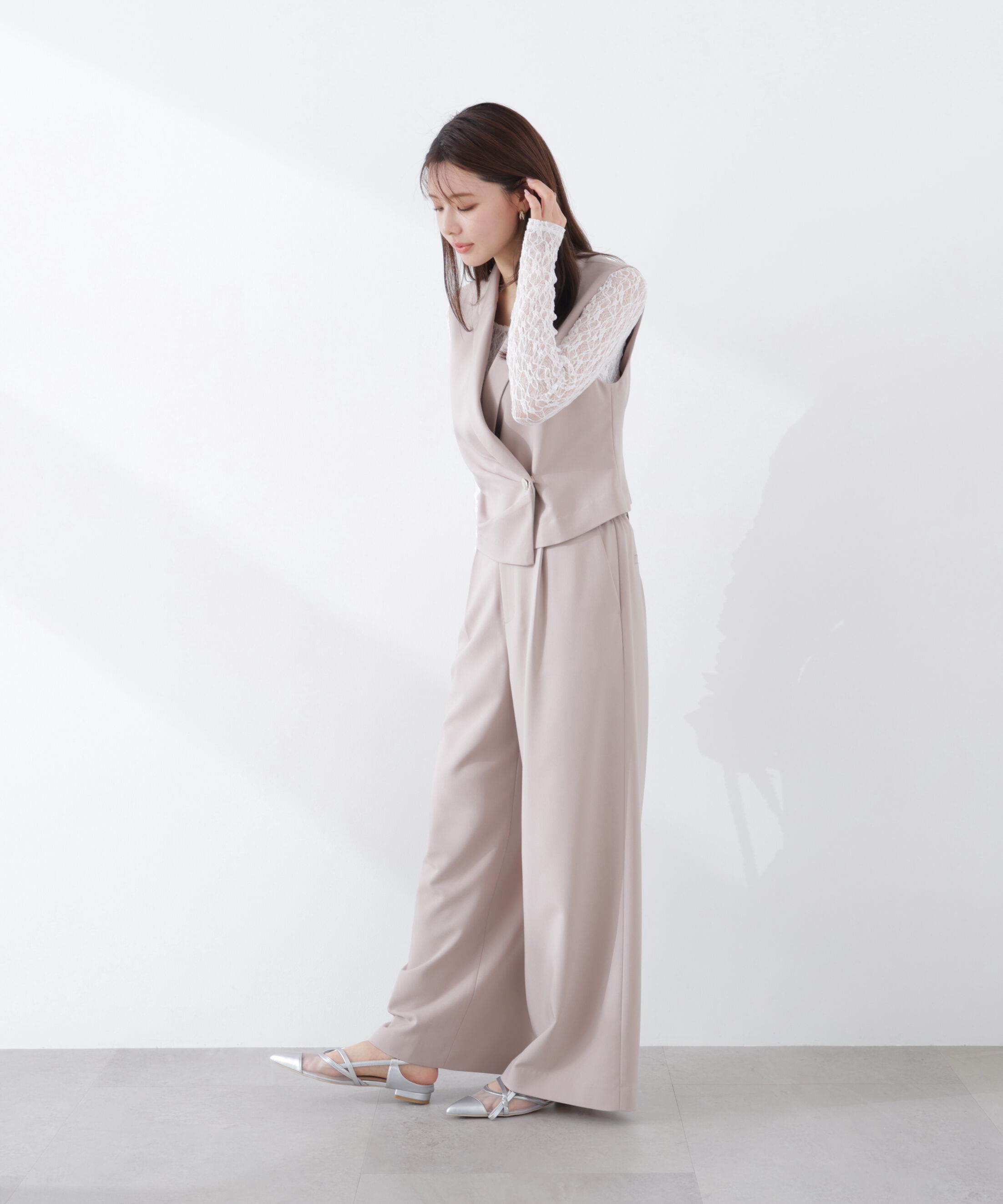 PROPORTION BODY DRESSING「ベルトドッキングワイドパンツ　26SS」|その他|