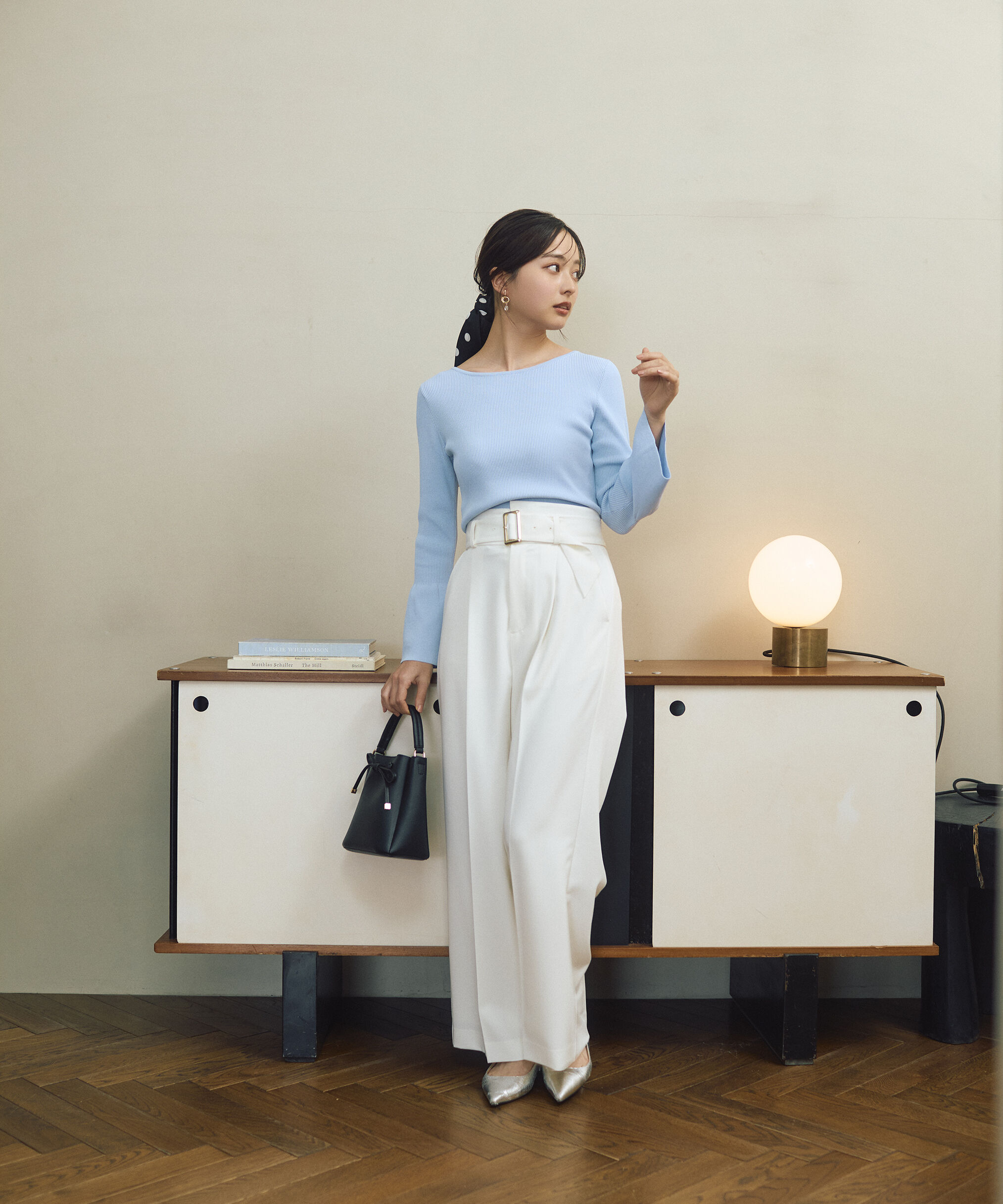 PROPORTION BODY DRESSING「＜明日香さんコラボ＞ベルト付き美脚ワイドパンツ 26SS」|その他|