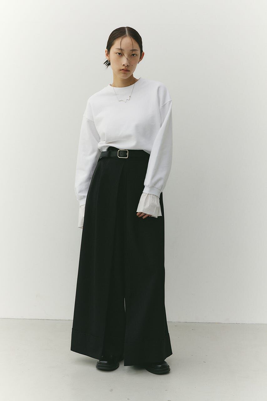 STYLEMIXER「フリルカフスウェットトップ」|Tシャツ・カットソー|