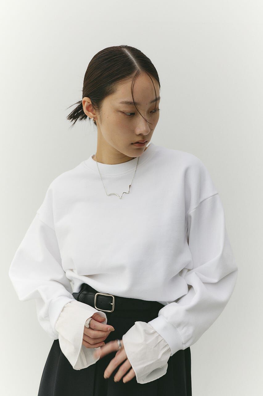 STYLEMIXER「フリルカフスウェットトップ」|Tシャツ・カットソー|
