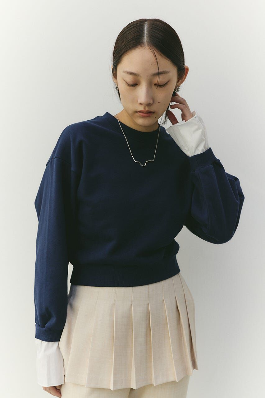 STYLEMIXER「フリルカフスウェットトップ」|Tシャツ・カットソー|