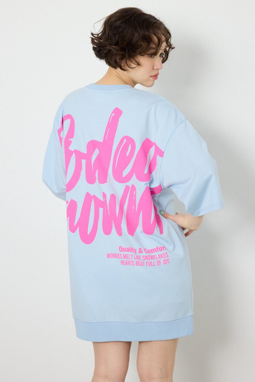 RODEO CROWNS「ペイントロゴハーフスリーブワンピース」|ワンピース|