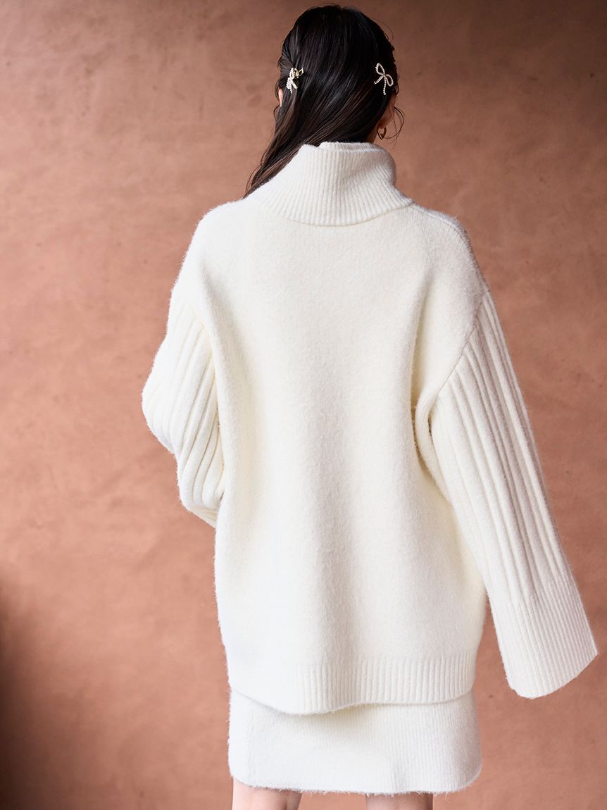 SNIDEL「ステンカラーニットジャケットカーディガン」|カーディガン|