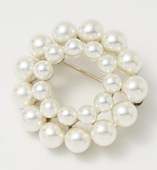 UNITED ARROWS green label relaxing「【WEB限定】サークル ブローチ」|ブローチ・コサージュ|