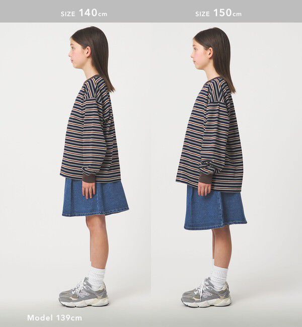 UNITED ARROWS green label relaxing「デニム タックキュロット パンツ / キッズ  100cm-160cm」|その他|