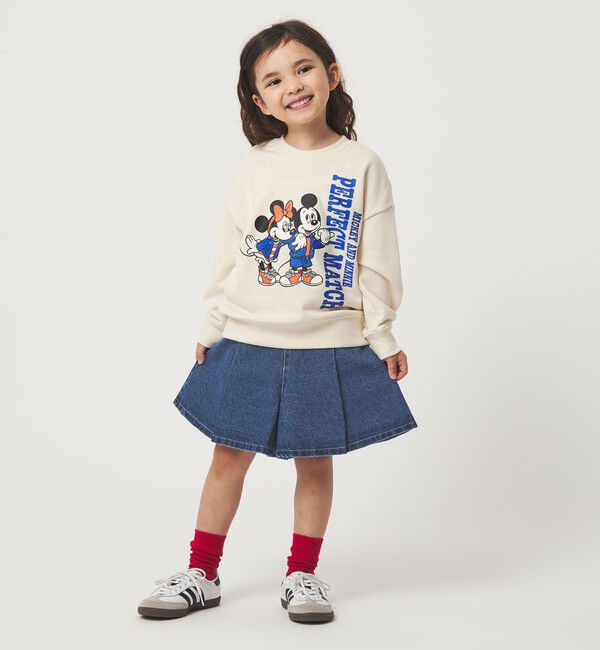 UNITED ARROWS green label relaxing「デニム タックキュロット パンツ / キッズ  100cm-160cm」|その他|