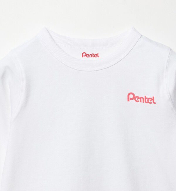 UNITED ARROWS green label relaxing「＜Pentel＞ロングスリーブTシャツ（ホワイト） / キッズ 100cm-130cm」|Tシャツ・カットソー|