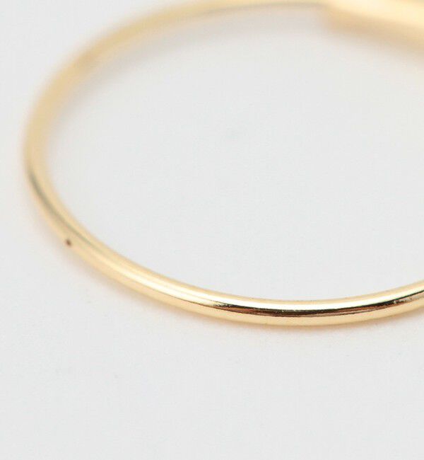 Ray BEAMS 「Ray BEAMS / K18 フープピアス 10mm」|ピアス|