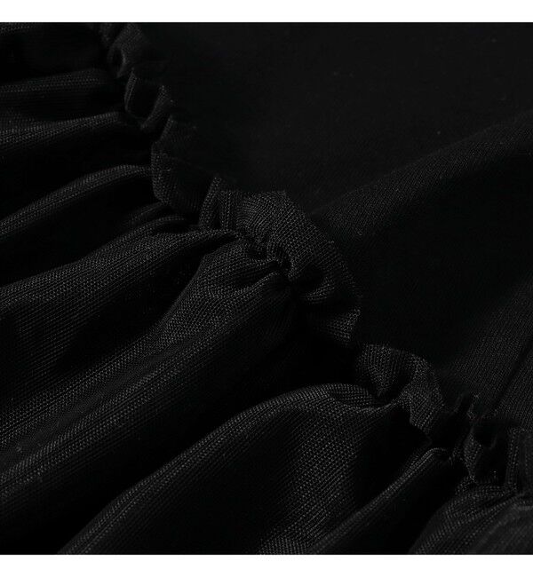 Ray BEAMS 「チュール キリカエ アシンメトリー ヘム Tシャツ」|Tシャツ・カットソー|