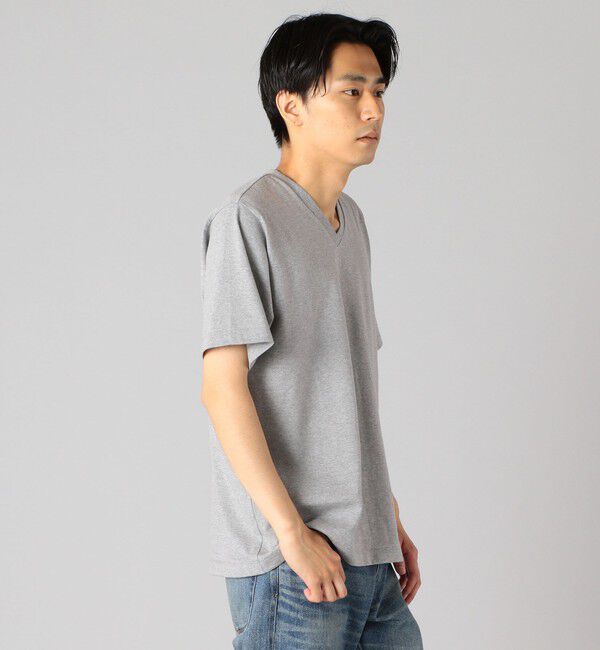 SHIPS「SHIPS: 抗菌・防臭 NANO-FINE（R） コットン Vネック Tシャツ」|Tシャツ・カットソー|