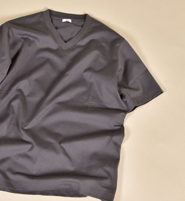 SHIPS「SHIPS: 抗菌・防臭 NANO-FINE（R） コットン Vネック Tシャツ」|Tシャツ・カットソー|