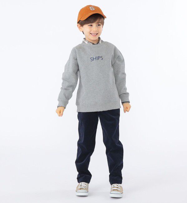 SHIPS KIDS「SHIPS KIDS:100～130cm / コンフォータブル 長袖 シャツ」|シャツ・ブラウス|