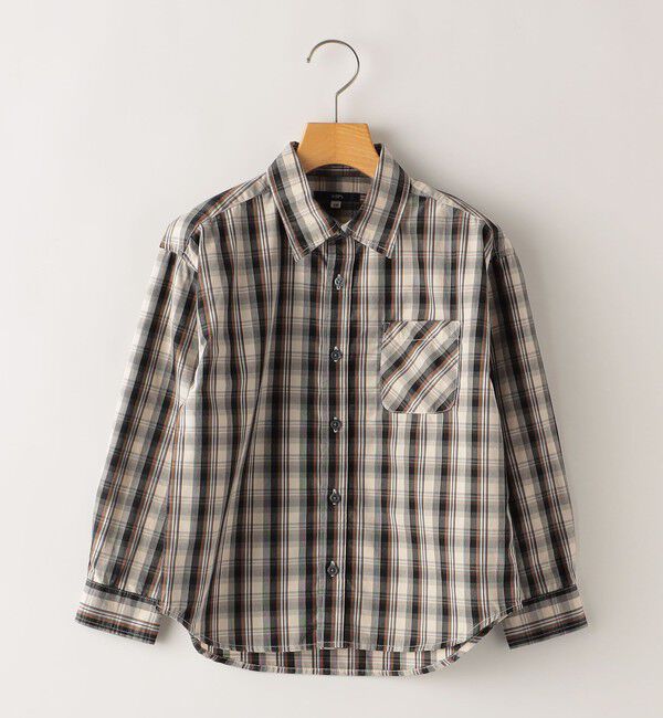 SHIPS KIDS「SHIPS KIDS:100～130cm / コンフォータブル 長袖 シャツ」|シャツ・ブラウス|