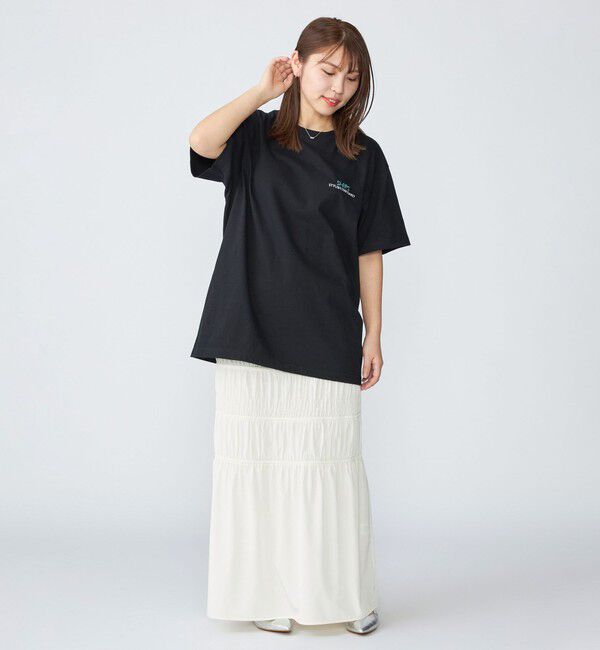 SHIPS「【WEB限定】SHIPS: STYLISH STANDARD ロゴ 刺繍 Tシャツ」|Tシャツ・カットソー|