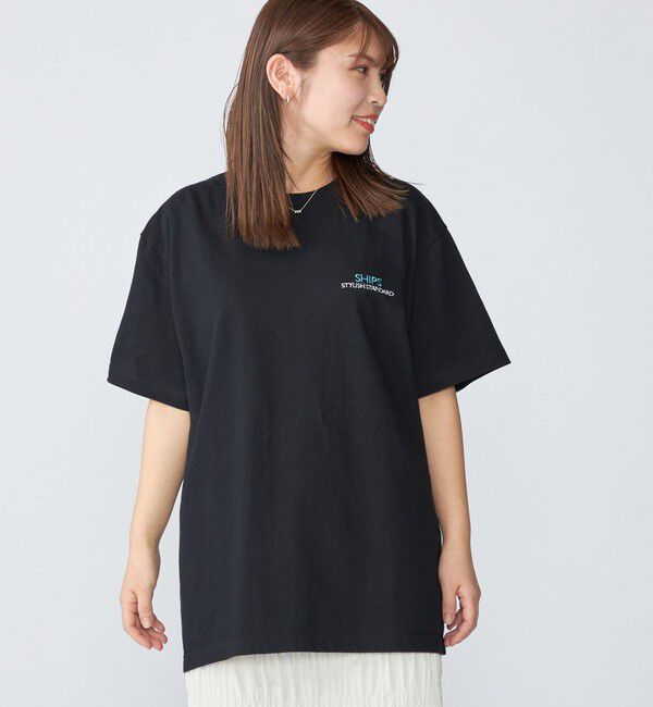 SHIPS「【WEB限定】SHIPS: STYLISH STANDARD ロゴ 刺繍 Tシャツ」|Tシャツ・カットソー|