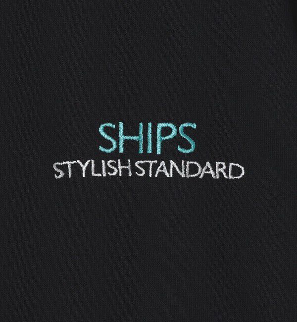SHIPS「【WEB限定】SHIPS: STYLISH STANDARD ロゴ 刺繍 Tシャツ」|Tシャツ・カットソー|