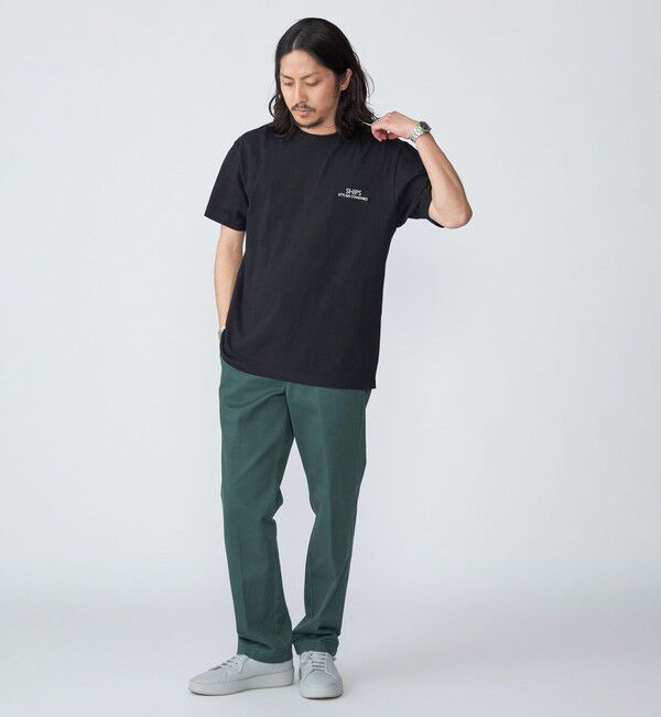 SHIPS「【WEB限定】SHIPS: STYLISH STANDARD ロゴ 刺繍 Tシャツ」|Tシャツ・カットソー|