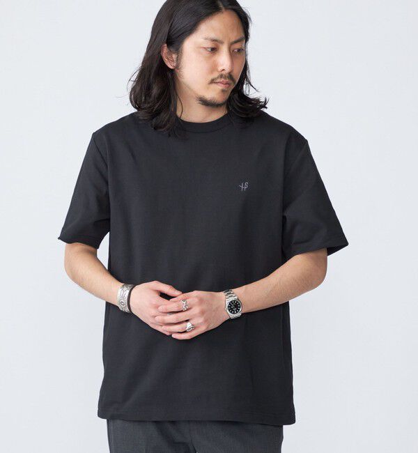 SHIPS「【WEB限定】SHIPS:〈接触冷感・吸水速乾等〉STORATECH(TM）ワンポイントロゴ スムース Tシャツ」|Tシャツ・カットソー|