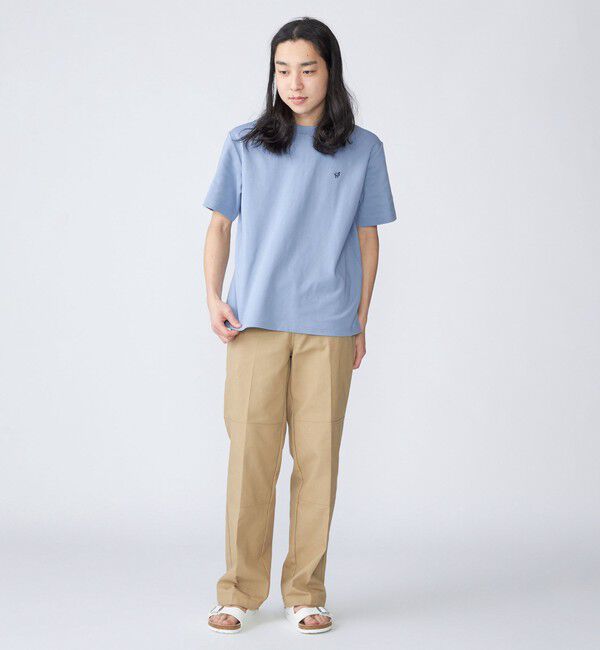 SHIPS「【WEB限定】SHIPS:〈接触冷感・吸水速乾等〉STORATECH(TM）ワンポイントロゴ スムース Tシャツ」|Tシャツ・カットソー|