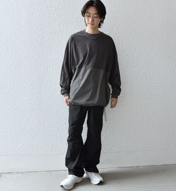 SHIPS any「SHIPS any: カラーミックスコード トーン オン トーン デザイン Tシャツ【a-nylon】◇」|Tシャツ・カットソー|