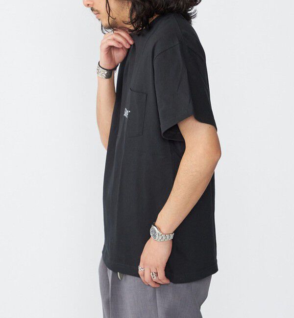 SHIPS「【WEB限定】SHIPS: SHIPSロゴ プリント ポケット Tシャツ」|Tシャツ・カットソー|