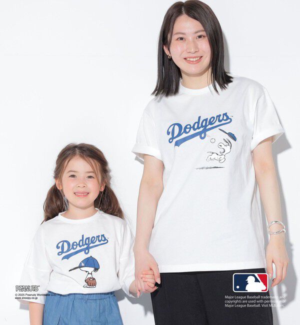 SHIPS「SHIPS: PEANUTS&times;MLB プリント Tシャツ」|Tシャツ・カットソー|