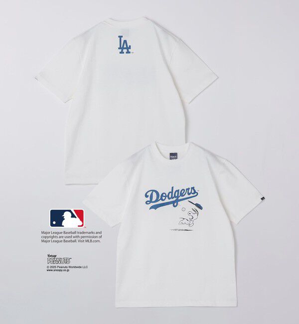 SHIPS「SHIPS: PEANUTS&times;MLB プリント Tシャツ」|Tシャツ・カットソー|