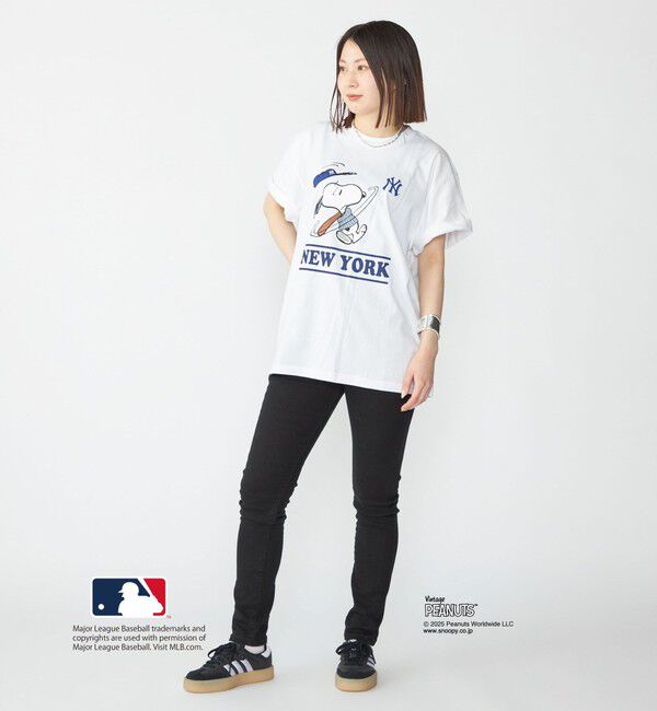 SHIPS「SHIPS: PEANUTS&times;MLB プリント Tシャツ」|Tシャツ・カットソー|