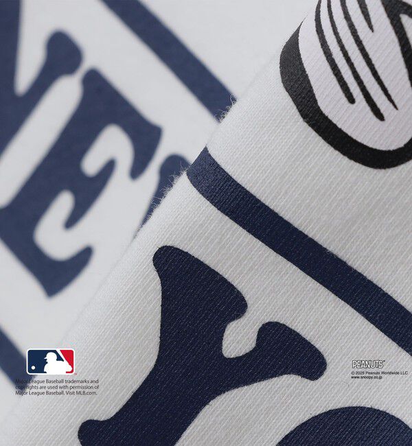 SHIPS「SHIPS: PEANUTS&times;MLB プリント Tシャツ」|Tシャツ・カットソー|