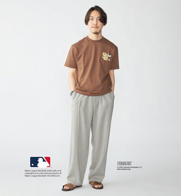 SHIPS「SHIPS: PEANUTS&times;MLB プリント Tシャツ」|Tシャツ・カットソー|