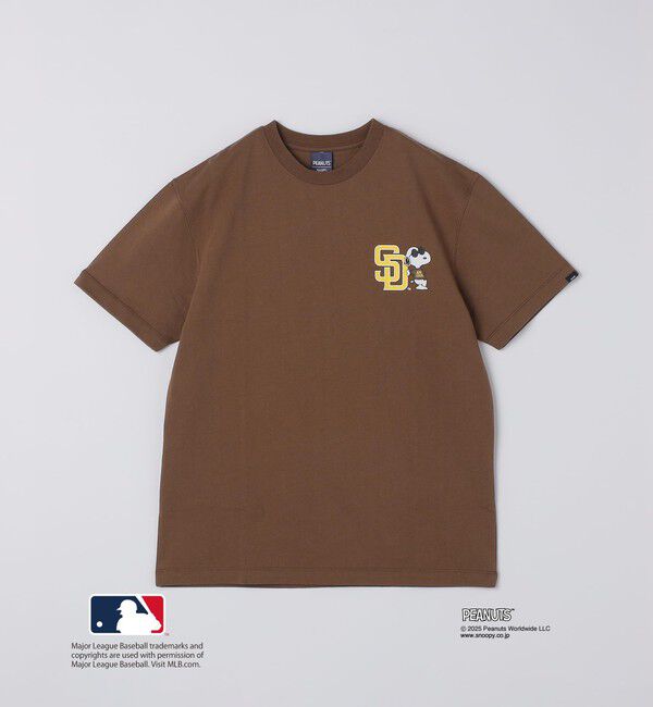 SHIPS「SHIPS: PEANUTS&times;MLB プリント Tシャツ」|Tシャツ・カットソー|