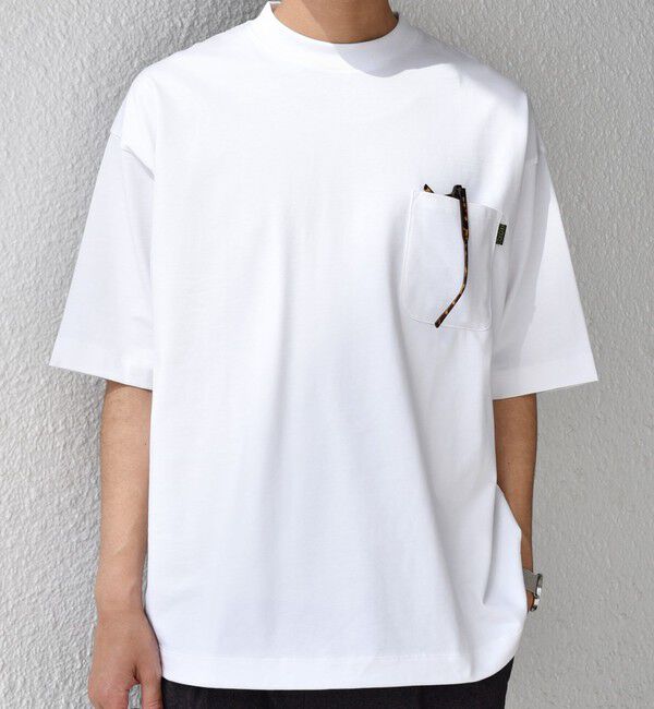 SHIPS any「【SHIPS any別注】Phatee: オーガニックコットン ピスネーム スピンドル ポケット Tシャツ◇」|Tシャツ・カットソー|