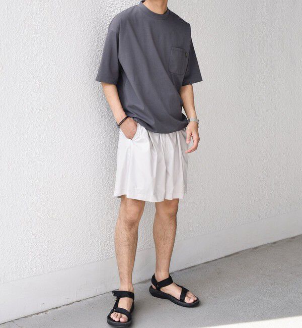 SHIPS any「【SHIPS any別注】Phatee: オーガニックコットン ピスネーム スピンドル ポケット Tシャツ◇」|Tシャツ・カットソー|