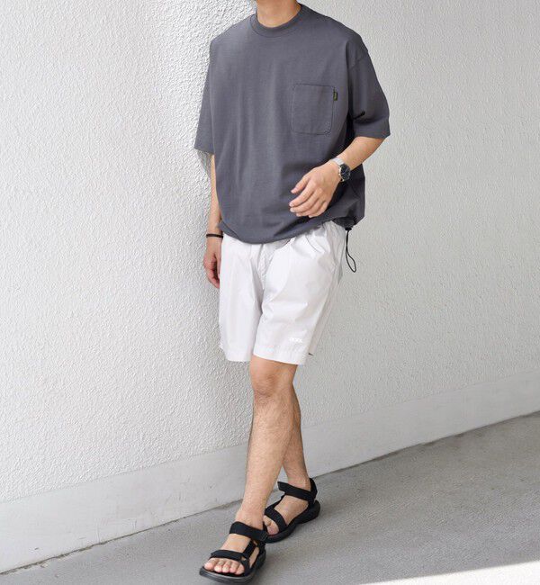 SHIPS any「【SHIPS any別注】Phatee: オーガニックコットン ピスネーム スピンドル ポケット Tシャツ◇」|Tシャツ・カットソー|